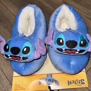 Disney Stitch Blue and Purple Kids One Piece Slippers